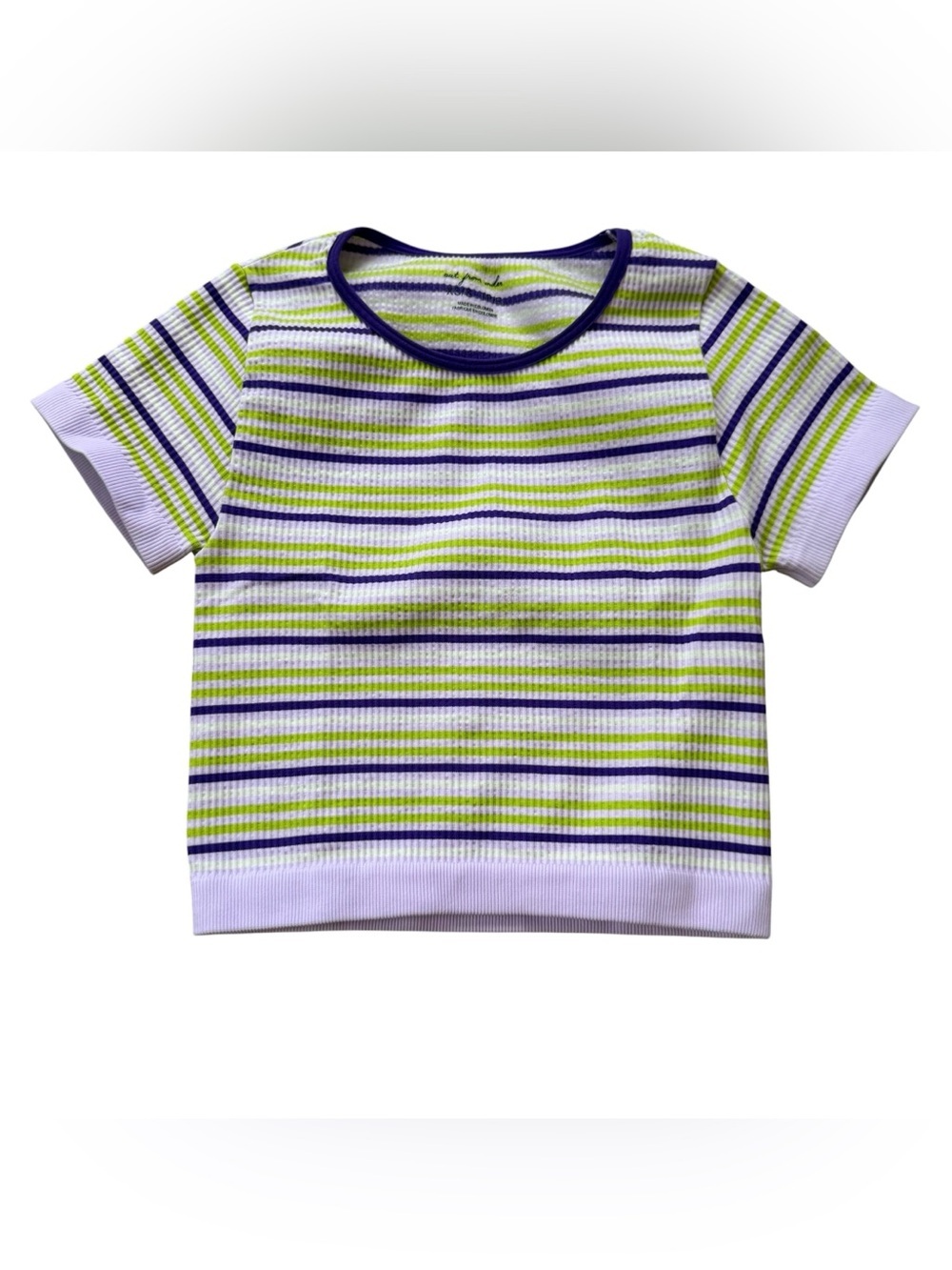 Urban Outfitters Trendy Striped Stretch Knit Baby Crop size XS/S